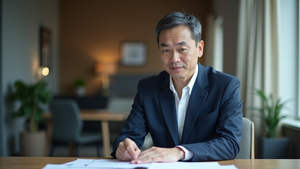 Financial advisor explaining investment portfolio strategy with charts and graphs on desk